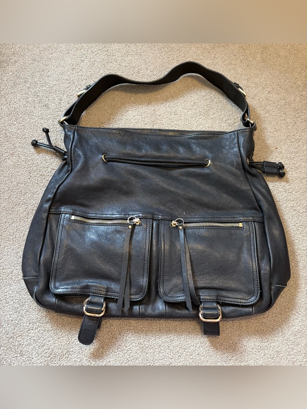 Black Sorial Leather Purse 🖤🖤🖤🖤🖤